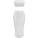 Shop Hanxiulin Women's Winter V-Neck Long-Sleeve Mini Party Dress - Sexy Glitter Bodycon Dress in White - Buy Online on GoSupps.com