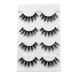 JZK 8 Pairs 3D Mink Hair False Eyelashes - Reusable 1.3 cm Natural Thick Lashes with Applicator Tweezers - Worldwide Shipping - Buy Online on GoSupps.com