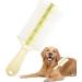 Pet Comb for Dogs | Double-Sided Dog Grooming Comb Kitten Flea Comb Hangable Cat Grooming Comb Pet Grooming Comb for Home Pet Shops Green - Buy Online on GoSupps.com