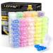 100 Pairs Ear Plugs for Sleeping Noise Cancelling, Shooting, Swimming, Concerts, Snoring, Silicone Reusable Noise Reduction Earplugs with Carry Cases