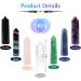 Luckeeper 7 PCS Healing Crystal Wands - Amethyst, Rose Quartz, Clear Quartz, and More - 6 Faceted Reiki Chakra Therapy Meditation Set - Buy Online on GoSupps.com