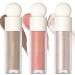 Erinde Liquid Highlighter Makeup Face Highlighter Bronzer Makeup Stick Natural Glossy Finish Lightweight Blendable Silky Smooth Cream Face Illuminator MakeUp Cruelty-Free #01 002 1 piece (3 SPALL)