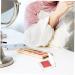 Outanaya 4pcs Transparent Square Mini Eyeshadow Box Empty Pans for Lip Balm Mini Lipstick Mini Plates Plastic - Buy Online on GoSupps.com