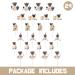 24 Pcs Decorations for Pug Cupcake Topper Dog theme Toppers Birthday Party Supplies - Buy Online on GoSupps.com