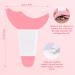 2 Pcs Eyeliner Tool Eyeliner Stencil Eye Shadow Silicone Baffle Eyeliner Mascara Aid Fishtail Eyeliner Eye Shadow Aid (Pink and White) - Buy Online on GoSupps.com