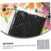 PLAFOPE 100pcs Disposable Eyeliner Makeup Eye Stick Gloss Wand Cosmetic Eye Wands Black Artificial Fiber - Buy Online on GoSupps.com