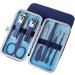 Adult Nail Clippers 18/12/10/7Pcs Cool Blue Matte Texture Stainless Steel Nail Clippers Set Beauty Pedicure Knife Professional Manicure Tool Set Nail Clippers (Color : 7206A) (7206d) - Buy Online on GoSupps.com
