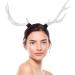 FRCOLOR Christmas Antler Headband Deer Horn Hair Hoop Christmas Holiday Cosplay New Years Decor(White) - Buy Online on GoSupps.com