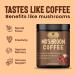 Nature's Rhythm Organic Mushroom Coffee with Lion's Mane Mushroom Ganoderma Lucidum Cordyceps for Energy Focus and Immunity Decaf Mushrooms Coffee - Buy Online on GoSupps.com