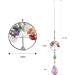 Chakra Healing Crystal Stone Sun Catcher Tree of Life Pendant - Natural Quartz Gemstone Rainbow Maker for Windows - Spiritual Gift for Women - Buy Online on GoSupps.com