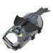 AmazeFun Dog Life Jacket, Ripstop Dog Safety Vest Adjustable Preserver with High Buoyancy and Durable Rescue Handle for Water Safety at The Pool, Beach, Boating Grey Dragon Medium