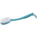 Freeman Gentle Bristle Bath Brush - Soft & Stiff Shower Bristles - Long Rubber Handle - Exfoliates Skin for Back & Body - Stimulates Blood Circulation - 1 Count - Buy Online on GoSupps.com