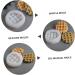 OUNONA 1pc Epoxy Mold Tape Measure Holder Candle Molds Making Model Waffle DIY Ginger Plate Silicone Soap Molds Resin Silicone Mold Cookie Aromatherapy Silica Gel Decorations White - Buy Online on GoSupps.com