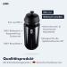 Aaron Eco Drinking Bottle - 100% Biodegradable 500ml & 750ml | BPA-Free Light & Leak-Proof Water Bottle for Sports Fitness & Outdoor Activities - Black - Buy Online on GoSupps.com