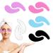 5 Pairs Under Eye Patches - Silicone Reusable Eye Patches Reduce Wrinkles and Fine Lines Pair With Metal Eye Cream Applicator Under Eye Mask for Skin Care Effect to Reduce Wrinkles Fine Lines