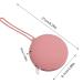 Buy Cute Dark Pink Silicone Pacifier Holder & Container | Portable Storage Bag for Trips - Buy Online on GoSupps.com