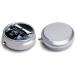 Round Pill Box with Airplane Cockpit Print | 3-Compartment Decorative Metal Pill Organizer | Portable Pocket Medicine Case - Buy Online on GoSupps.com