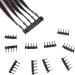 Buy 40 C-Shaped 6D Hair Extension Buckles | 2nd Gen Hair Extension Tools - Black Buckles for Easy Use - Buy Online on GoSupps.com