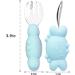 Silicone Suction Plate with Fork and Spoon Set for Toddlers - Self-Feeding Training Dish and Bowl for Baby and Toddler (Light Blue) - Buy Online on GoSupps.com