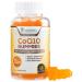 CoQ10 Gummies - 100mg Peach Gummy High Absorption Coenzyme Q10 Supports Heart Health - Natural Antioxidant Dietary Supplement, Supports Cellular Energy Production - 60 Gummies 60 Count (Pack of 1)