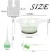 Hair Dye Coloring Kit Professional Salon Hair Coloring Dyeing Kit Hair Coloring Highlight Brush and Bowl Set 17PCS - Green