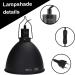 AIICIOO 8.5 Aluminum Reflective Dome for Reptiles - E27 Ceramic Lamp Holder - 150W Heating Lamp for Turtles - Buy Online on GoSupps.com