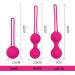 3suoyinqiupin Pelvic Floor Training Balls - Pink - Firm & Strengthen Bladder Control - Buy Online on GoSupps.com