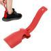 Professional Adult Children Horn Elderly Travel Portable Lazy Shoe Helper Shoe Ergonomic HelperBlue (Red)