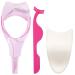 False Eyelashes Applicator Tool 3 In1 Eyelashes Tools Mascara Shield Guard Cosmetic Eyelash Applicator Eyelash Comb Upper Lower Eye Lash Helper Tool Eyelash Curler Cosmetic Tool for Women Girls