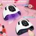 280W UV LED Nail Lamp for Fast Curing | Home & Salon Gel Polish Dryer with Sensor & Timer | Professional Nail Art Tools - Buy Online on GoSupps.com