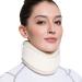 Evvmnaks Neck Brace - Pain Relief Foam Collar Support for Neck Fixation - Comfortable White Pillow Neck Support - Buy Online on GoSupps.com