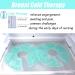 Breast Therapy Gel Pads - Hot Cold Breastfeeding Relief - Boost Milk Let-Down - 2 Count (Teal) - Buy Online on GoSupps.com