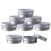 24 Pack 1 Oz Screw Top Aluminum Tin Cans - Storage Jars for Lip Balm, Cosmetic, Candles - Metal Containers with Screw Cap for Salve, Makeup, Tea - Buy Online on GoSupps.com