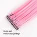 12 Pcs Colored Hair Extensions Colorful Clip in Hair Extensions 22 inch Synthetic Straight Hair Extensions for Kids Girls Women Pink series - Buy Online on GoSupps.com