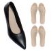 2 Pairs Full Length Pigskin High Heels Cushion Insoles Arch Support Anti-Slip Shock/Sweat Absorption Adhesive Dress Shoes' Inserts for Flats Sandals Boots Relief Blister and Pain(8-9.5 Size) Pigskin-anti Slip 7.5-9.5