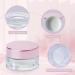 Tuakimce 10-Pack 20ml Refillable Transparent Glass Cosmetic Containers with Pink Lids - Perfect for Creams & Essential Oils - Buy Online on GoSupps.com