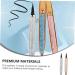 VINTORKY 2pcs Diamond Eyeliner Liquid Eye Liner Eyeliner Liquid Pen Lash Accessories Rose Gold Plated Assorted Color - Buy Online on GoSupps.com
