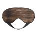Rustic Old Barn Wood Print Unisex Sleep Mask Double-Sided Eye Mask Ideal for Sound Sleep and Skin Care Black