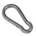 HeavyTool fire brigade carabiner hook stainless steel V4A (40x4mm 50x5mm 60x6mm 70x8mm 100x10mm 120x11mm) AISI316 Niro Inox stainless steel 120 x 11mm 2 pieces