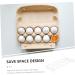STOBAZA Eggs Refrigerator Egg Container Egg Holder Fridge Acrylic Bin Organizer Egg Rack Egg Tray Trash Can - Buy Online on GoSupps.com