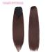 SEGO Yaki Ponytail Hair Extension - 22 Dark Brown Braid with Drawstring - 100g Quality Hairpiece for Stylish Looks - Buy Online on GoSupps.com