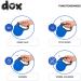 Ddoxx Reflective Nylon Dog Leash - Bite-Proof & Stable Roll Lock System | 5m for Dogs Up to 20kg - Blue - Buy Online on GoSupps.com