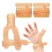 Elfzone Thumb Sucking Stop - 2 Packs - Adjustable Thumb Guard for Thumb Sucking Silicone Thumb Sucking Treatment Kit for 3-36 Months Baby Maximum for 1.95 -1.5 Wide Wrist Brown-2pk