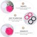 Lurrose Round Mirror 6pcs Mini Folding Compact Makeup Mirrors - Double Sided Rose Shape for Women Travel, Pocket Magnifier Included - Buy Online on GoSupps.com