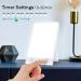 Light Therapy Lamp UV-Free 10000 Lux Timer Function Adjustable Brightness Cool White & Warm Light 90 Rotatable Stand - Buy Online on GoSupps.com