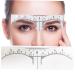 Angoily Angoily Mini Disposable Caliper for Eyebrow Embroidery Curved Ruler - Tear-Off Pattern