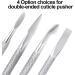 4Pcs Double Ended Cuticle Pusher & Scraper Set for Fingernails and Toenails - Buy Online on GoSupps.com