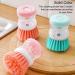 rongweiwang PP Cookware Brush Nonslip Detachable Soft Hair Washable Cleaning Brushes Tool Accessories with Wash-up Dispenser Pink - Buy Online on GoSupps.com
