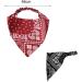 : GaoBangM Paisley & Floral Headbands - Set of 4 Vibrant Bandanas Elastic Triangular Design Stylish Accessory for Women & Girls in Red Blue White Black - Buy Online on GoSupps.com