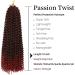 Passion Twist Hair - 6 Packs 18 Inch Faux Locs Crochet Extensions | Yddm Synthetic Hair - T1B-Bug Economy Pack - Buy Online on GoSupps.com